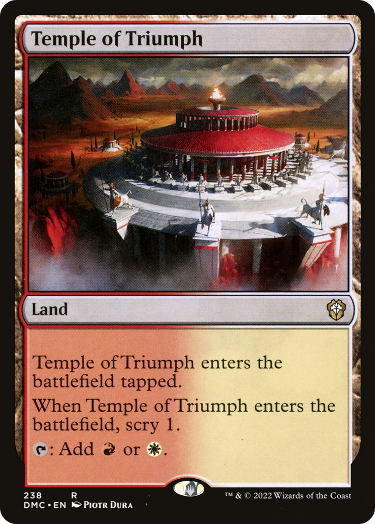 Temple of Triumph (238) [Dominaria United Commander]-1