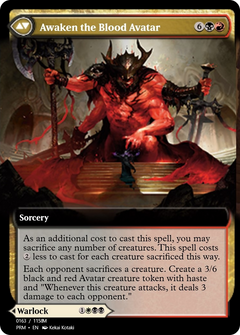 Extus, Oriq Overlord // Awaken the Blood Avatar (90294) [Magic Online Promos] - Deck Out Gaming