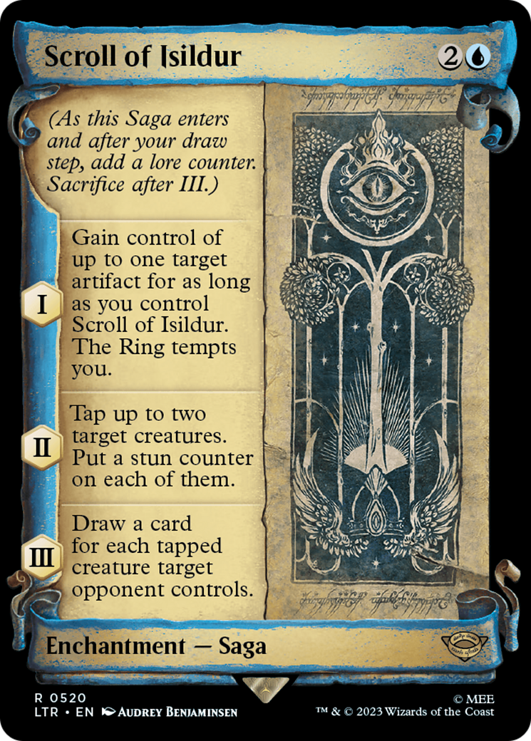 Scroll of Isildur (Showcase Scrolls) (520) [The Lord of the Rings: Tales of Middle-earth] foil - Deck Out Gaming