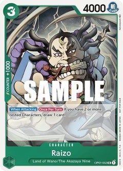 Raizo (Event Pack Vol. 2) (OP01-052) [One Piece Promotion Cards] - Deck Out Gaming