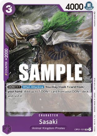 Sasaki (Event Pack Vol. 2) (OP01-101) [One Piece Promotion Cards] - Deck Out Gaming