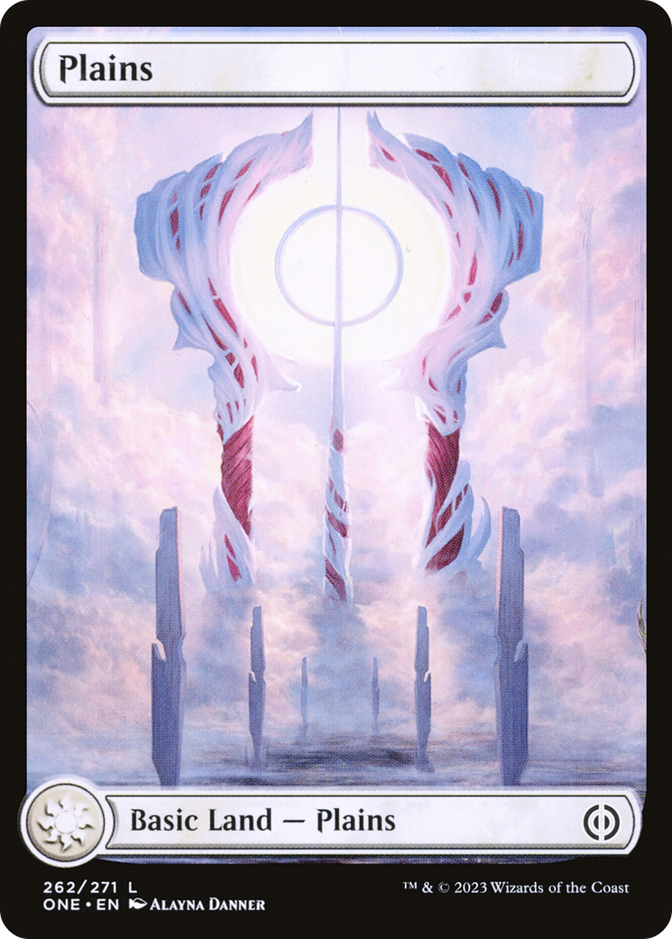 Plains (262) - Full Art (262) [Phyrexia: All Will Be One] - Deck Out Gaming