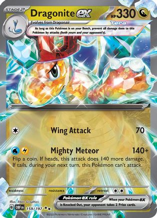 Dragonite ex (159) [SV03: Obsidian Flames] Holofoil - Deck Out Gaming
