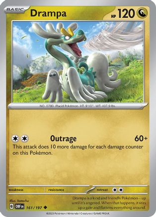 Drampa (161) [SV03: Obsidian Flames] - Deck Out Gaming