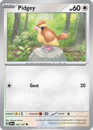 Pidgey (162) [SV03: Obsidian Flames] - Deck Out Gaming