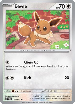Eevee (166) [SV03: Obsidian Flames] - Deck Out Gaming
