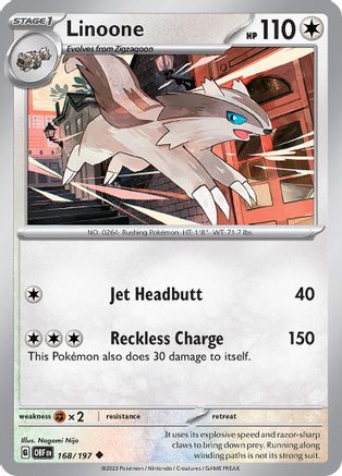Linoone (168) [SV03: Obsidian Flames] - Deck Out Gaming