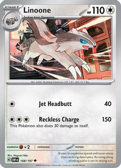 Linoone (168) [SV03: Obsidian Flames] - Deck Out Gaming
