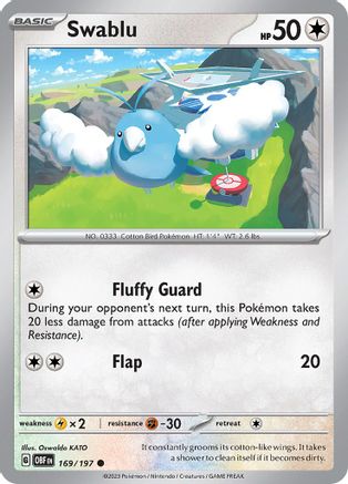 Swablu (169) [SV03: Obsidian Flames] - Deck Out Gaming