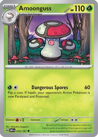 Amoonguss (10) [SV03: Obsidian Flames] - Deck Out Gaming
