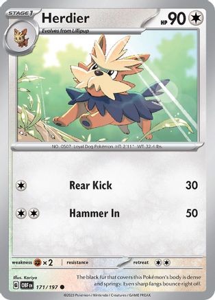 Herdier (171) [SV03: Obsidian Flames] - Deck Out Gaming