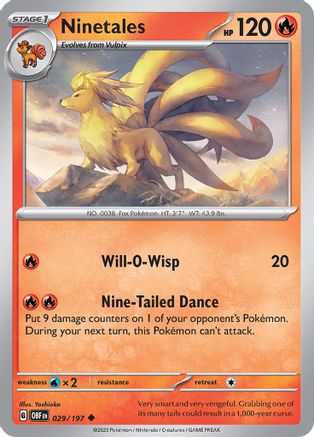 Ninetales (29) [SV03: Obsidian Flames] - Deck Out Gaming