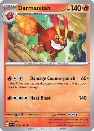 Darmanitan (35) [SV03: Obsidian Flames] - Deck Out Gaming