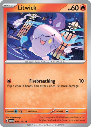 Litwick (36) [SV03: Obsidian Flames] - Deck Out Gaming