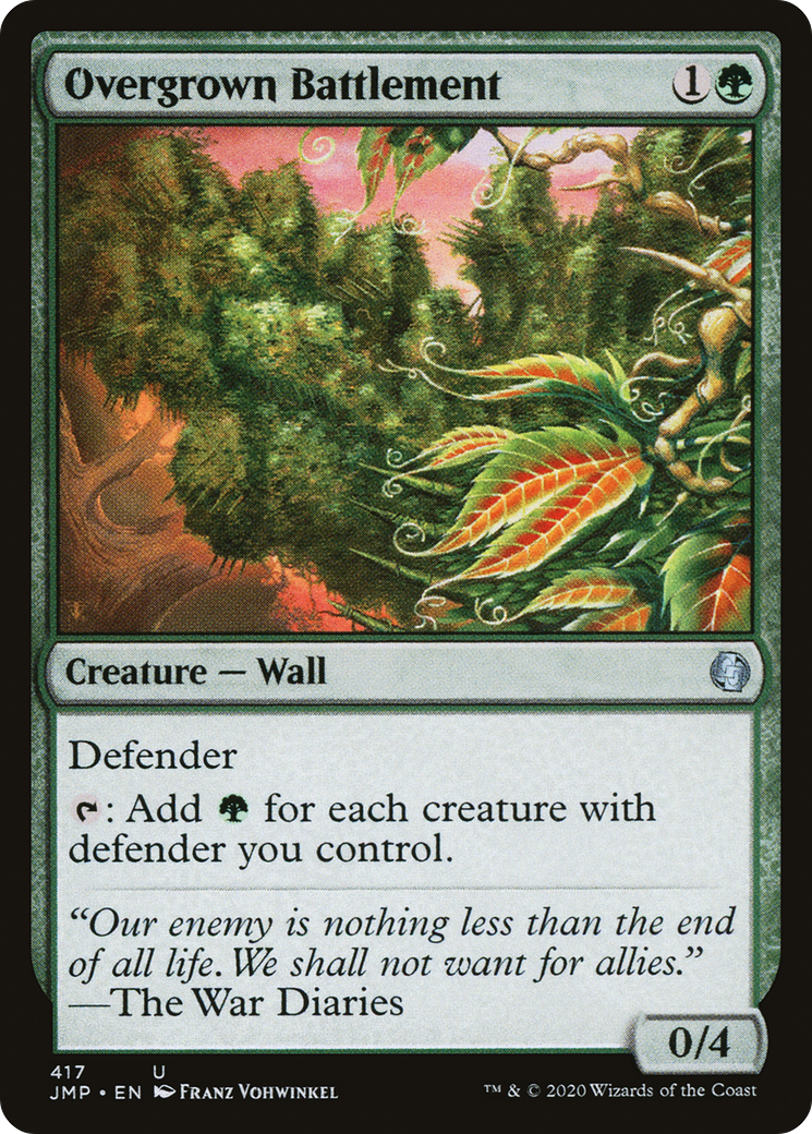 Overgrown Battlement (417) [Jumpstart] - Deck Out Gaming
