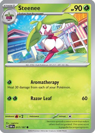 Steenee (17) [SV03: Obsidian Flames] - Deck Out Gaming