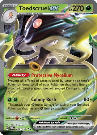 Toedscruel ex (22) [SV03: Obsidian Flames] Holofoil - Deck Out Gaming