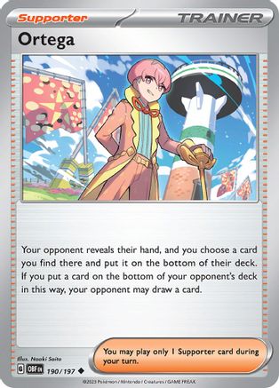 Ortega (190) [SV03: Obsidian Flames] - Deck Out Gaming