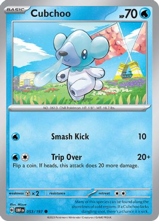 Cubchoo (53) [SV03: Obsidian Flames] - Deck Out Gaming