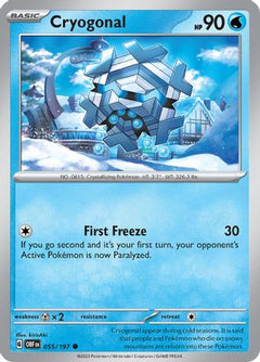 Cryogonal (55) [SV03: Obsidian Flames] - Deck Out Gaming