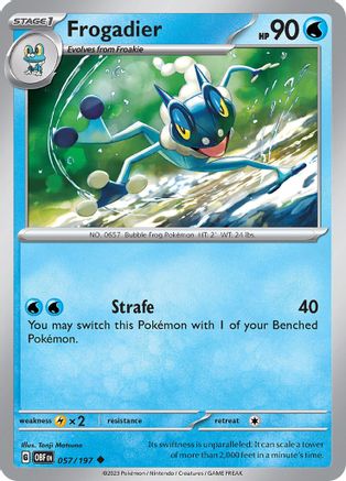 Frogadier (57) [SV03: Obsidian Flames] - Deck Out Gaming