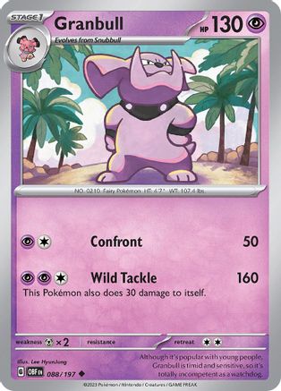Granbull (88) [SV03: Obsidian Flames] - Deck Out Gaming