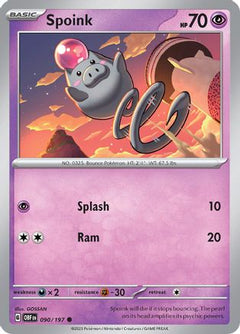 Spoink (90) [SV03: Obsidian Flames] - Deck Out Gaming