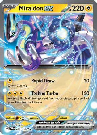 Miraidon ex (79) [SV03: Obsidian Flames] Holofoil - Deck Out Gaming