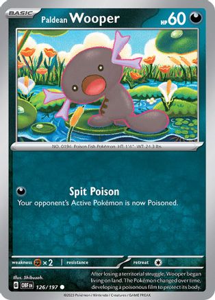 Paldean Wooper - 126/197 (126) [SV03: Obsidian Flames] - Deck Out Gaming