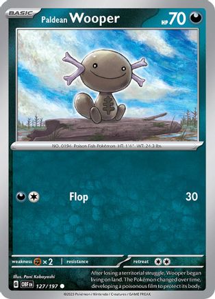 Paldean Wooper - 127/197 (127) [SV03: Obsidian Flames] - Deck Out Gaming