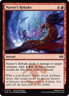 Narset's Rebuke (114) [Tarkir: Dragonstorm] - Deck Out Gaming