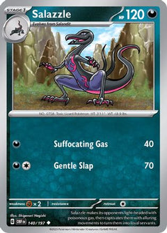 Salazzle (140) [SV03: Obsidian Flames] - Deck Out Gaming