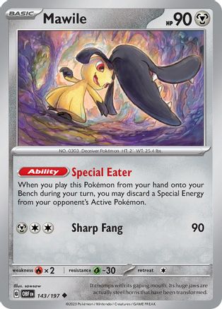 Mawile - 143/197 (143) [SV03: Obsidian Flames] - Deck Out Gaming