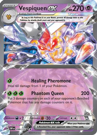 Vespiquen ex (96) [SV03: Obsidian Flames] Holofoil - Deck Out Gaming