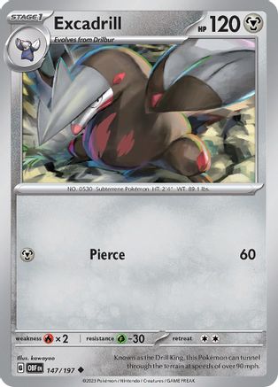 Excadrill (147) [SV03: Obsidian Flames] - Deck Out Gaming