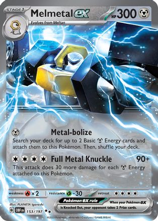 Melmetal ex (153) [SV03: Obsidian Flames] Holofoil - Deck Out Gaming