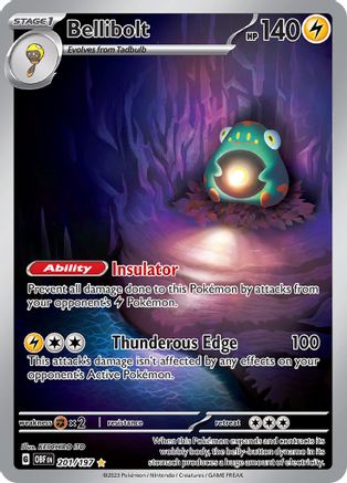 Bellibolt - 201/197 (201) [SV03: Obsidian Flames] Holofoil - Deck Out Gaming
