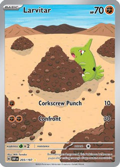 Larvitar - 203/197 (203) [SV03: Obsidian Flames] Holofoil - Deck Out Gaming