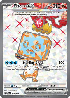 Eiscue ex - 210/197 (210) [SV03: Obsidian Flames] Holofoil - Deck Out Gaming