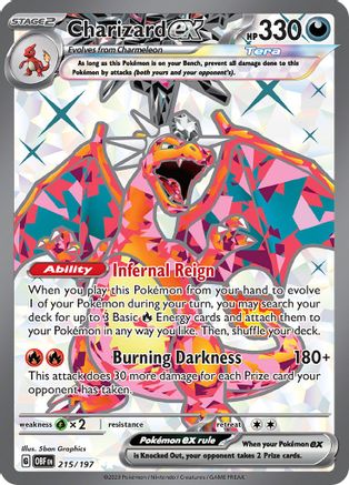 Charizard ex - 215/197 (215) [SV03: Obsidian Flames] Holofoil - Deck Out Gaming