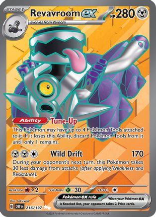 Revavroom ex - 216/197 (216) [SV03: Obsidian Flames] Holofoil - Deck Out Gaming