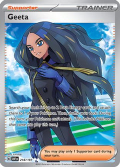 Geeta - 218/197 (218) [SV03: Obsidian Flames] Holofoil - Deck Out Gaming