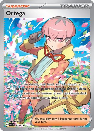 Ortega - 219/197 (219) [SV03: Obsidian Flames] Holofoil - Deck Out Gaming