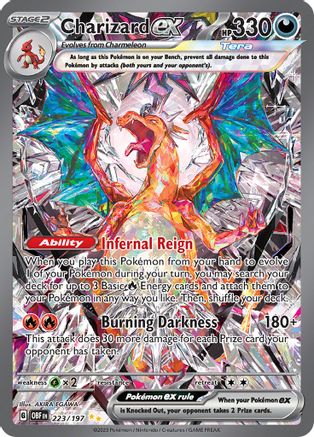 Charizard ex - 223/197 (223) [SV03: Obsidian Flames] Holofoil - Deck Out Gaming