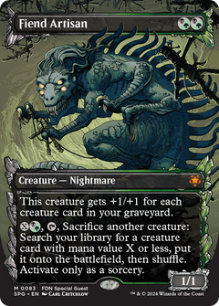 Fiend Artisan (Showcase) (83) [Special Guests] foil - Deck Out Gaming