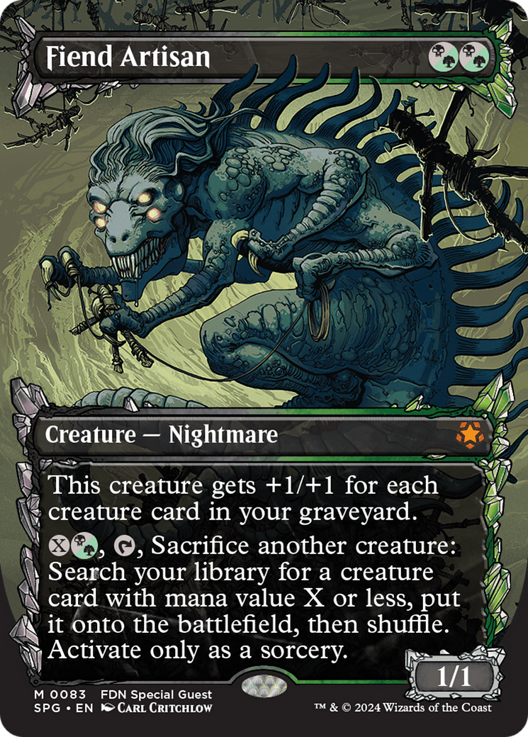 Fiend Artisan (Showcase) (83) [Special Guests] foil - Deck Out Gaming
