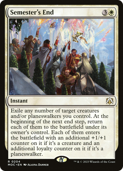 Semester's End (204) [March of the Machine Commander] - Deck Out Gaming