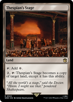 Thespian's Stage (323) [Doctor Who] - Deck Out Gaming