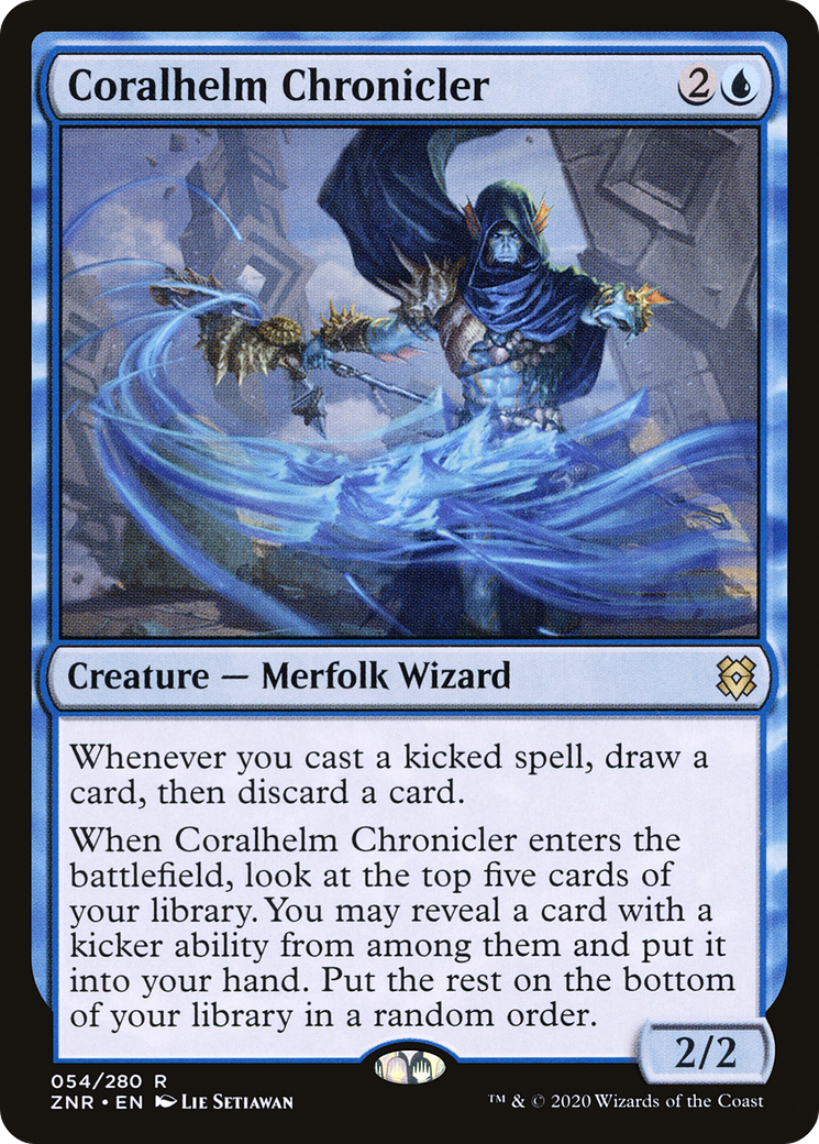 Coralhelm Chronicler (54) [Zendikar Rising] foil - Deck Out Gaming