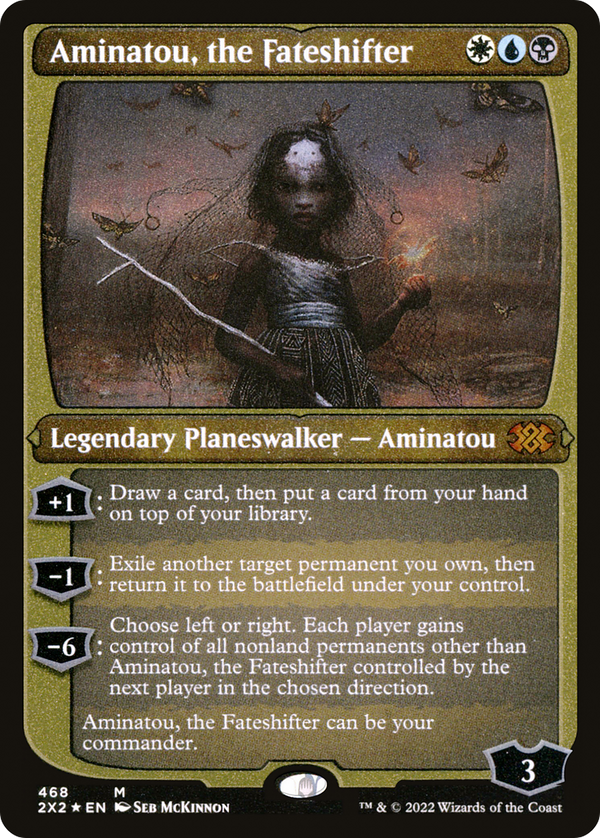 Aminatou, the Fateshifter (Foil Etched) (468) [Double Masters 2022] foil - Deck Out Gaming